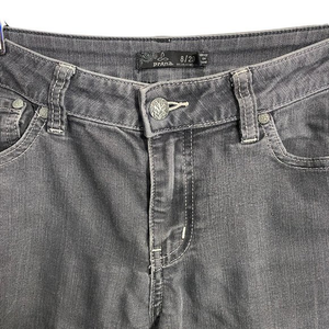 Prana Jeans Womens Size 8/29 Denim Washed Gray Organic Cotton Skinny Regular Fit